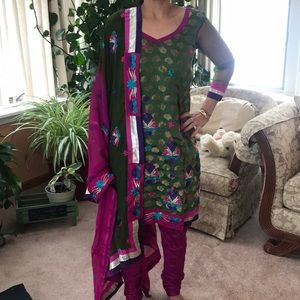 3-Piece Indian Suit Churidar